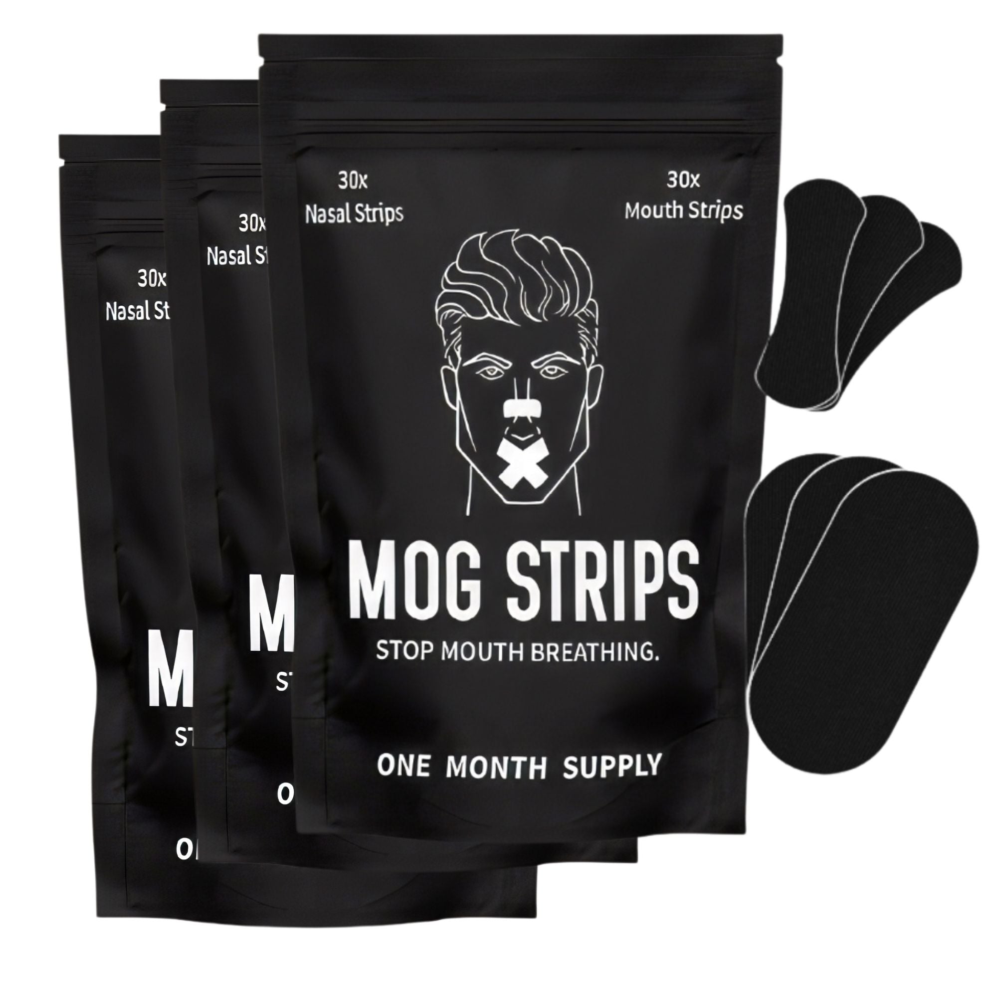 Mouth Strips + Nasal Strips (30 Day Supply)